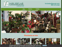 Tablet Screenshot of floristeriahirubelar.com